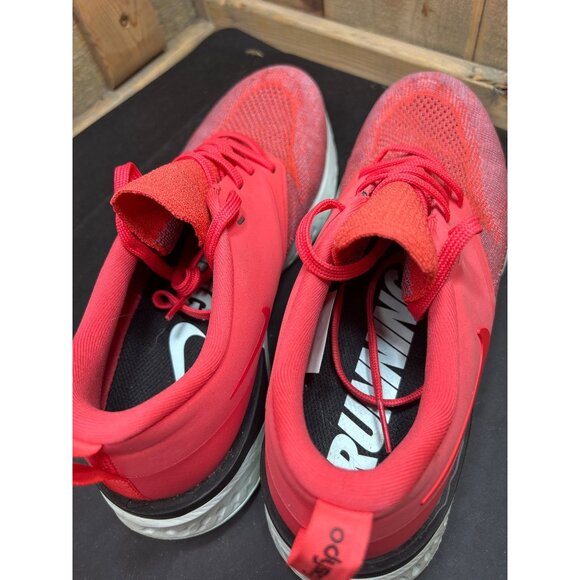 Nike Odyssey React 2 Flyknit Running Shoes AH1016-800 Ember Glow Red Size 10 - Picture 6 of 10